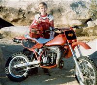 Chris just wants to get on his 1985 CR80R and ride. My dad didn't let me ride it until I could start it myself. One day in the garage I got it running and I ran to tell my dad and he said, YEA I heard it!