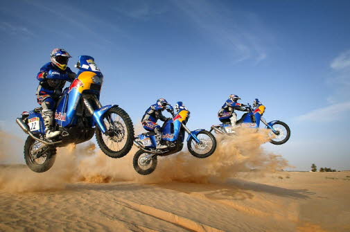 Dakar Photo Shoot Red Bull / US KTM Team Chris Blais, Scott Harden and Kellon Walch